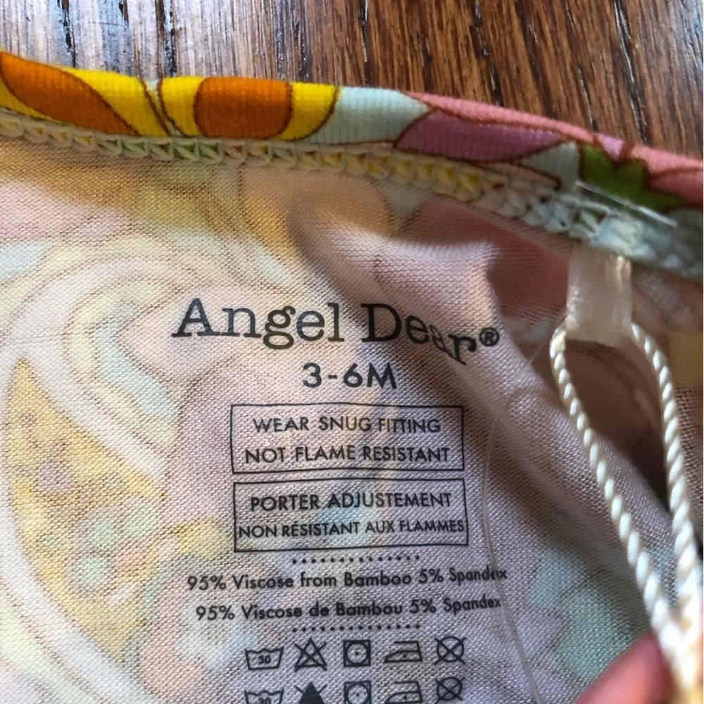 NEW Angel Dear Groovy Floral Footie - Picture 6 of 8